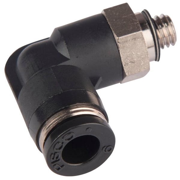 Fipa 90 Degrees elbow screw coupling, Da: 4 mm, M6-male 30.101 - main